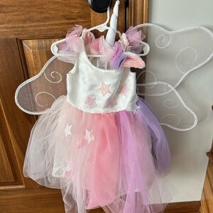 Pottery Barn Pink and Purple unicorn Fairy Costume Dress